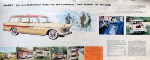 Simca Vedette Modelprogram 1959 Carbrochure (7558)